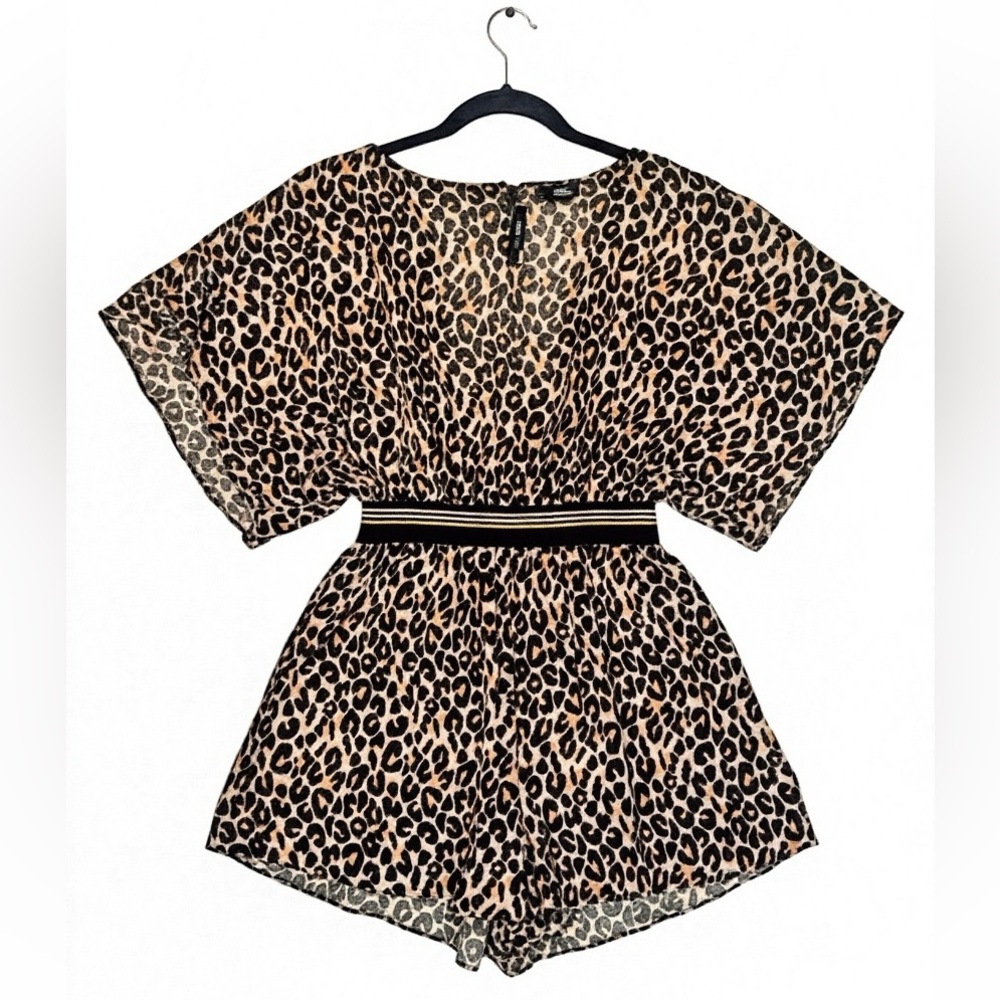 Elliatt Leopard Print Jumpsuit